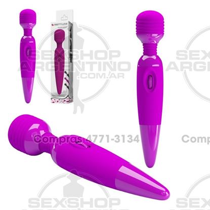 Masajeador vibrador microfono de velocidad regulable